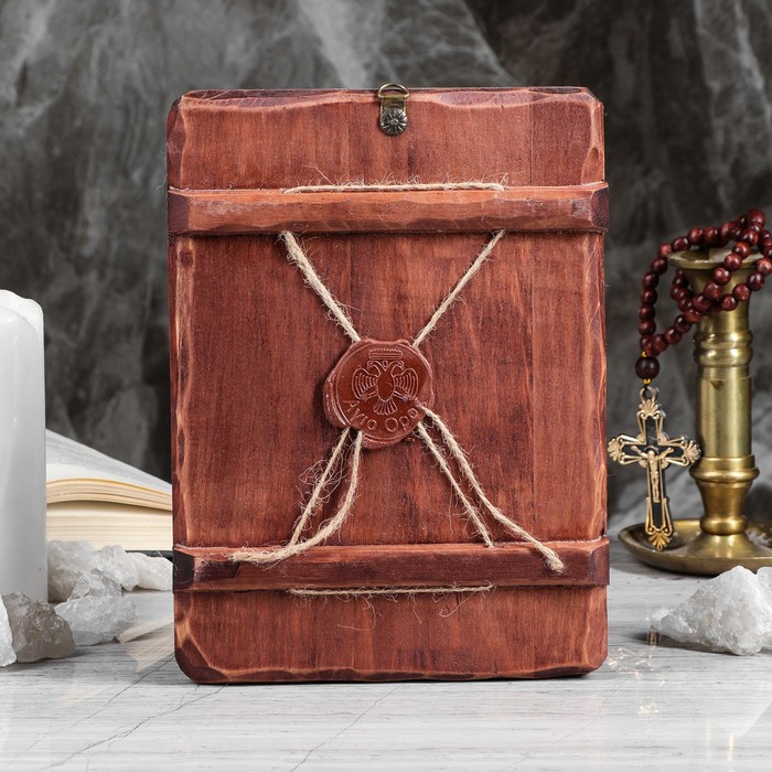 Икона под старину "Семистрельная", 17х23 см