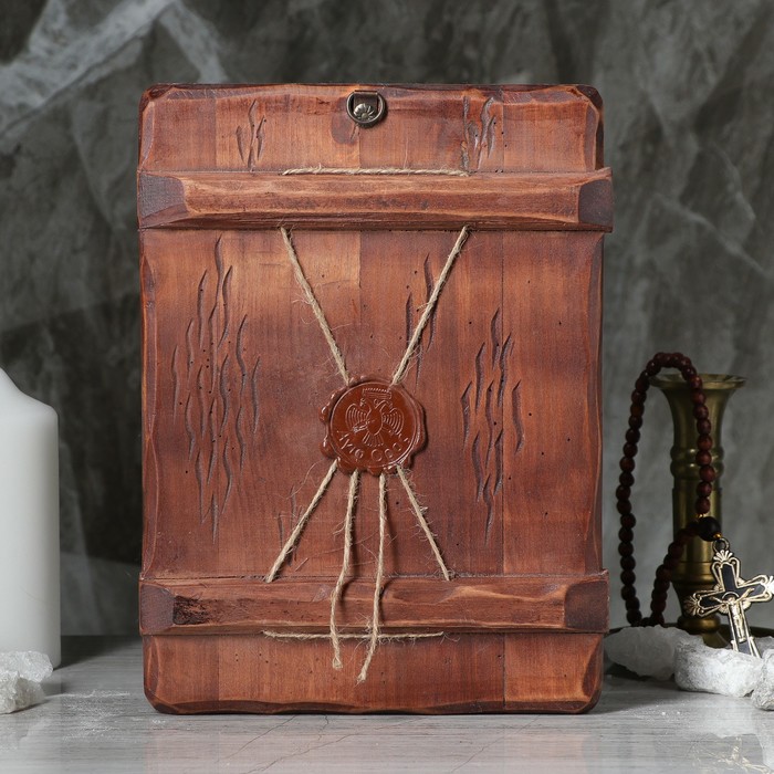 Икона под старину "Семистрельная", 28х21 см