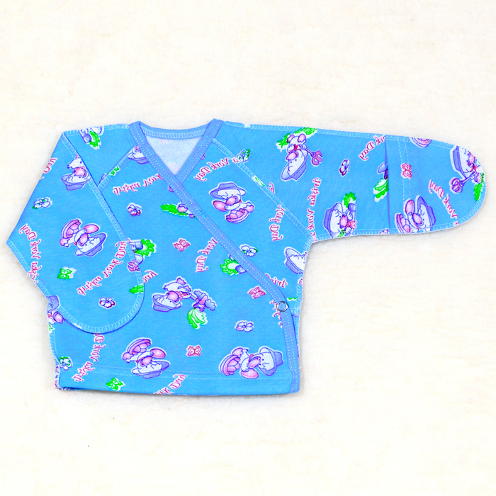 Распашонка на кнопках, 02115-14, цвет МИКС, рост62