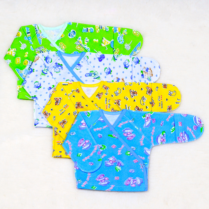 Распашонка на кнопках, 02115-14, цвет МИКС, рост62