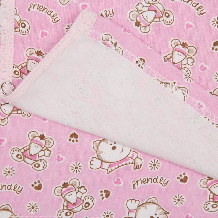 Распашонка на кнопке, 02114-14, цвет МИКС, рост 68 см