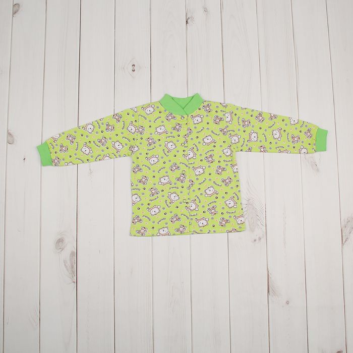 Кофточка на кнопках, 02201-14, цвет МИКС, рост 68 см