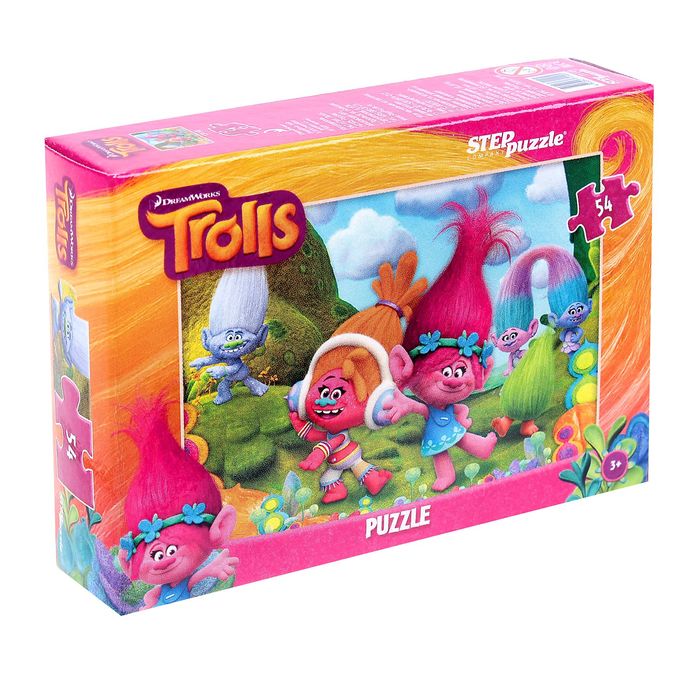 Пазлы Trolls, 54 элемента