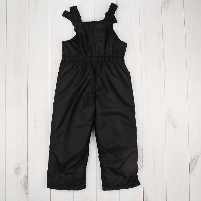 Полукомбинезон для мальчика, рост 146 см, цвет чёрный ПКМ-5/36