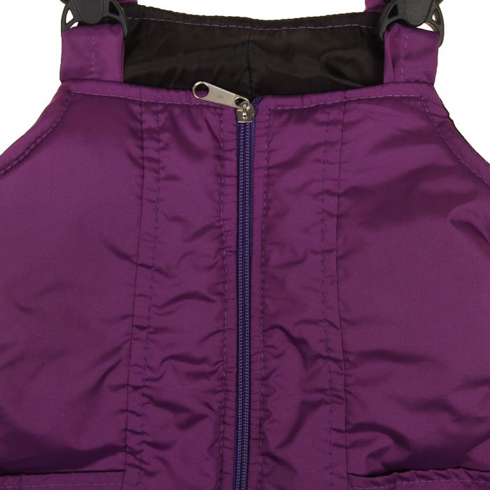 Полукомбинезон для девочки, рост 140 см, цвет фиолетовый ПКД-5/35