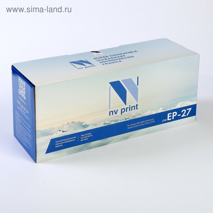 

Картридж NV PRINT EP-27 для Canon i-SENSYS MF3228/3110/3240/5630/5650/5730 (2500k), черный