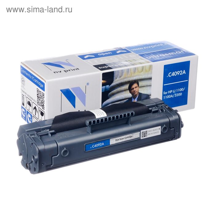 Картридж NVP совместимый HP C4092A для LaserJet 1100/1100a/3200/3220 (2500k) картридж hp c4092a c4092a c4092a c4092a c4092a c4092a 2500стр черный