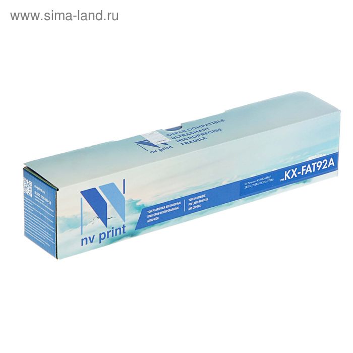 

Картридж NV PRINT KX-FAT92A для Panasonic KX-MB262/263/271/283/763/772/773/781/783 (2000k)