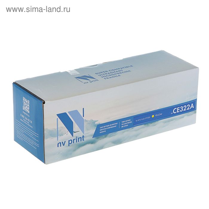 Картридж NV PRINT CE322A Yellow для HP LJ Color Pro CP1525n/CP1525nw/CM1415fn/CM1415fnw картридж nv print nv ce740abk черный для hp color lj cp5220