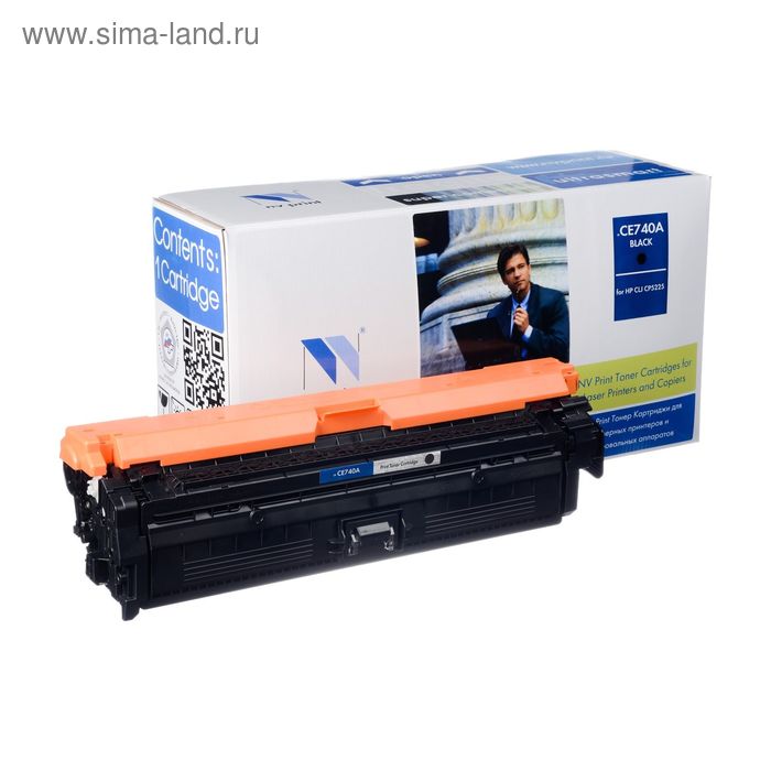 Картридж NVP совместимый HP CE740A Black для LaserJet Color CP5220/CP5225/CP5225dn/CP5225n картридж sakura ce740a для hp cp5225 черный 7000 к