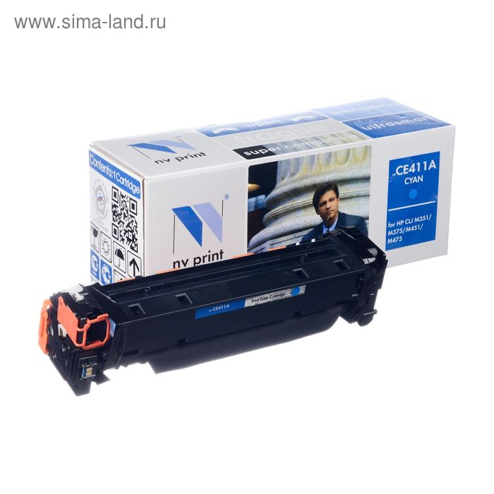 

Картридж NVP совместимый HP CE411A Cyan для LaserJet Color M351a/M375nw/M451dn/M451dw/M451