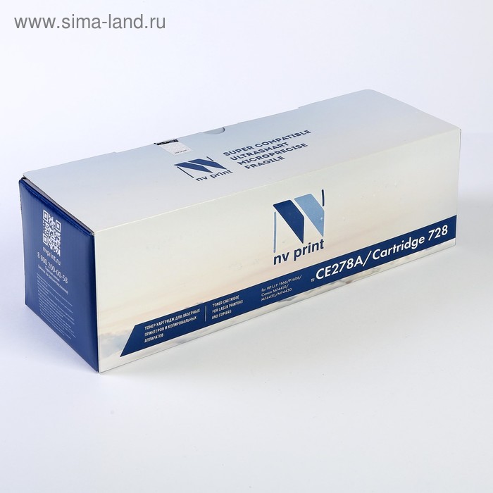 

Картридж NV PRINT CE278A/728 для HP LJ P1566/P1606/M1536 и Canon MF4410/4430/4450 (2100k)