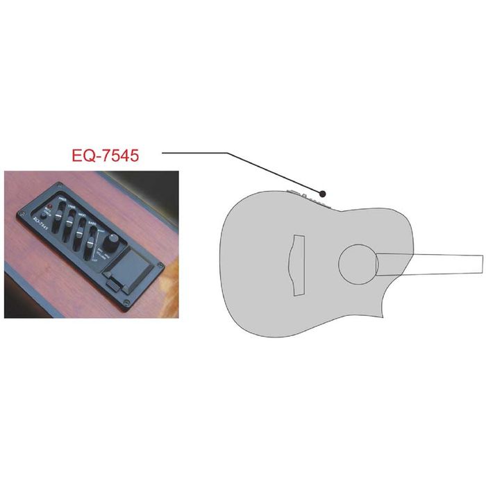 Звукосниматель Belcat EQ-7545, с 4-х полосным эквалайзером