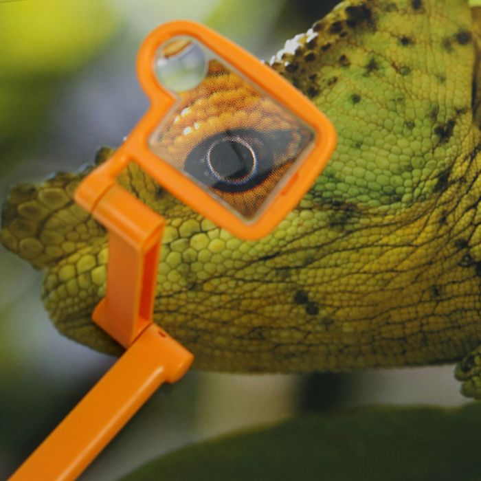 Лупа трансформер на присоске 3х,10х, микс, 6*14см