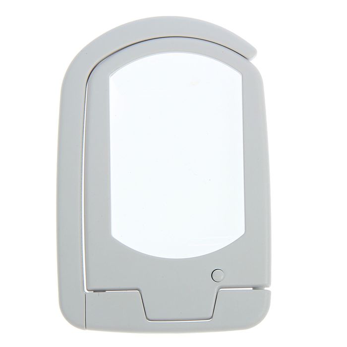 Лупа 8х, складная, на шнурке, LED, микс, 1 круг. бат., 8.5х12.5 см