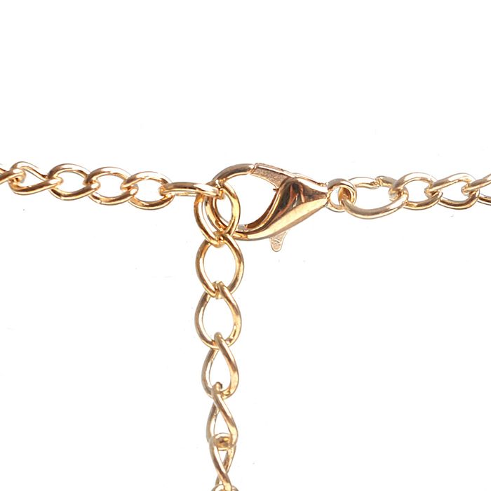 Колье "Жемчужные листья", цвет белый в золоте