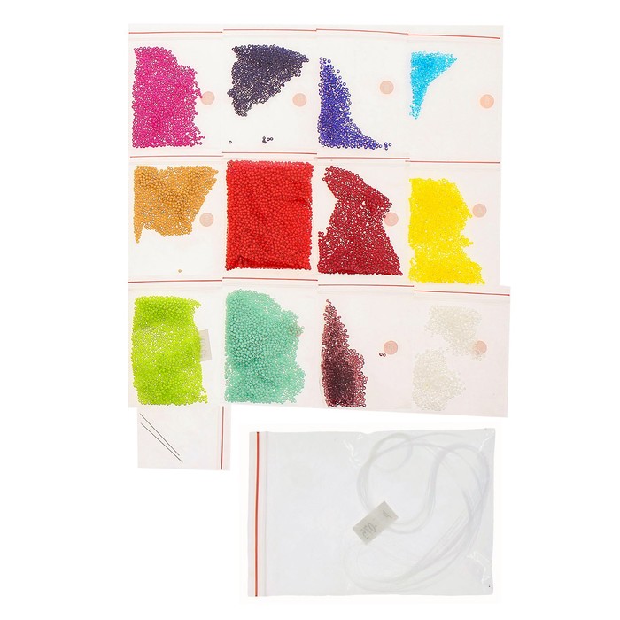 Набор для вышивания бисером"Святая Анна с младенцем Марией" размер основы 21,5*29 см