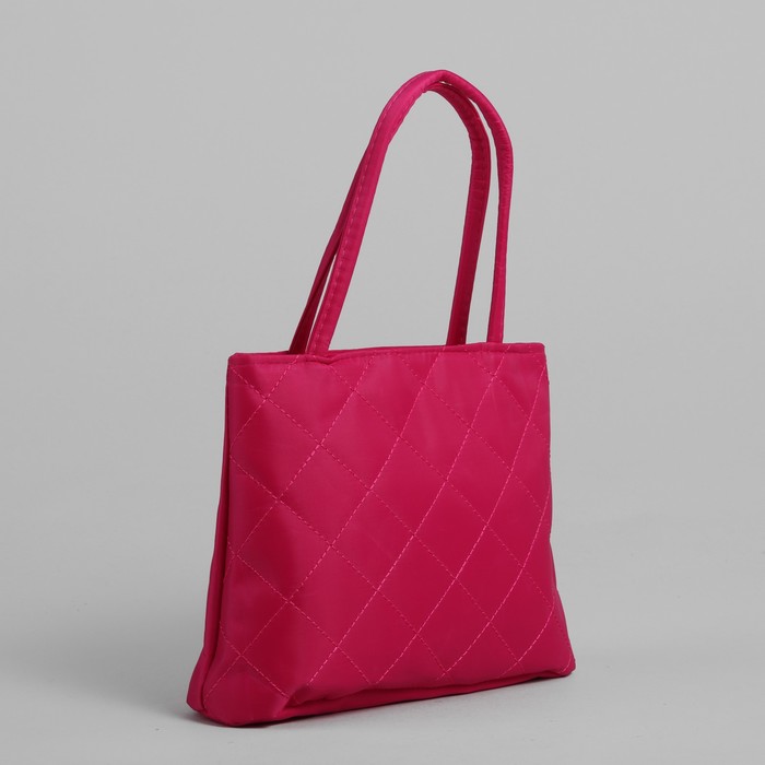 Сумка детская на молнии "Ника", 1 отдел, цвет малиновый