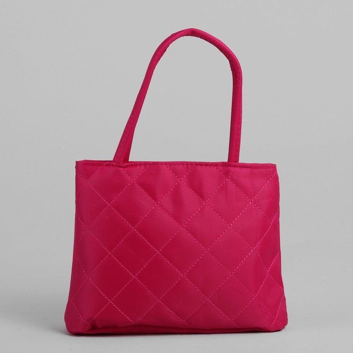 Сумка детская на молнии "Ника", 1 отдел, цвет малиновый