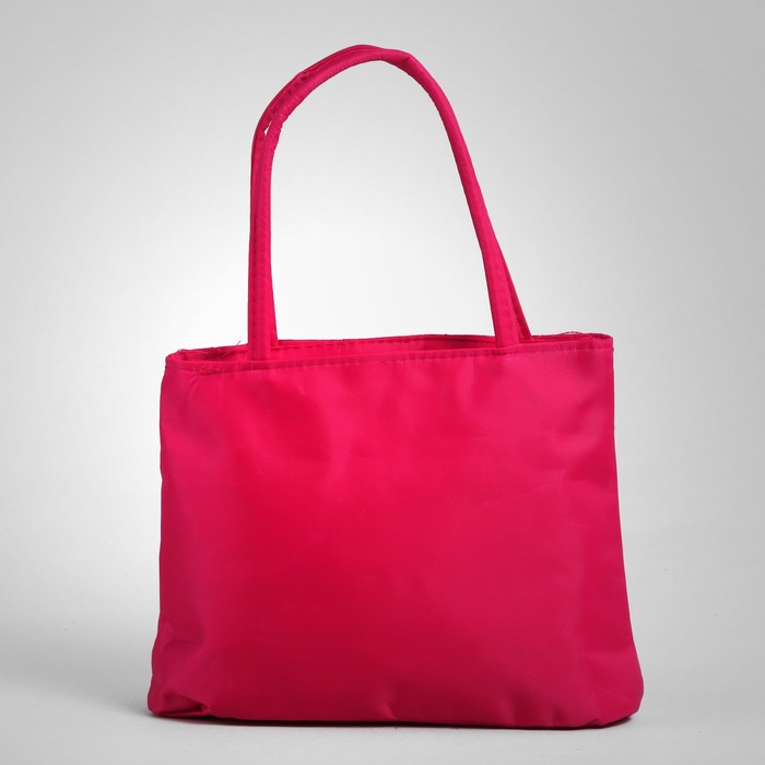 Сумка детская на молнии "Ника", 1 отдел, цвет малиновый