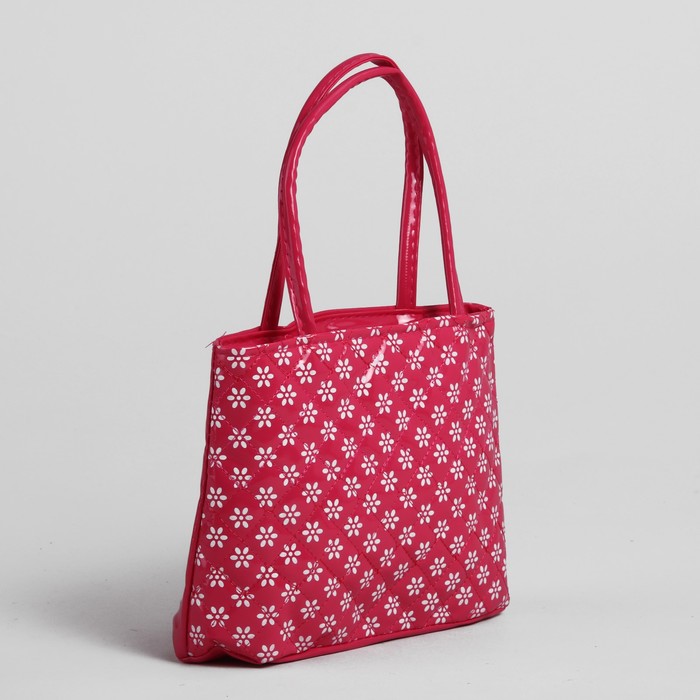 Сумка детская на молнии "Анна", 1 отдел, цвет малиновый