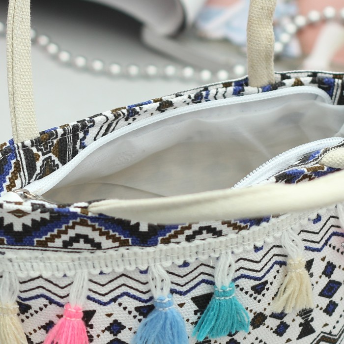 Сумка детская на молнии "Линда" 1 отдел, цвет коричневый