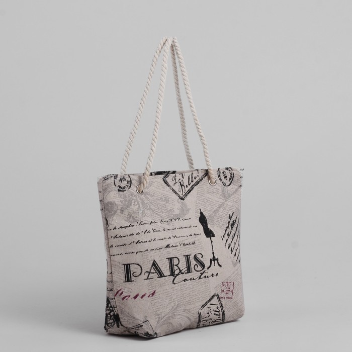 Сумка детская на молнии "Шик", 1 отдел, цвет бежевый