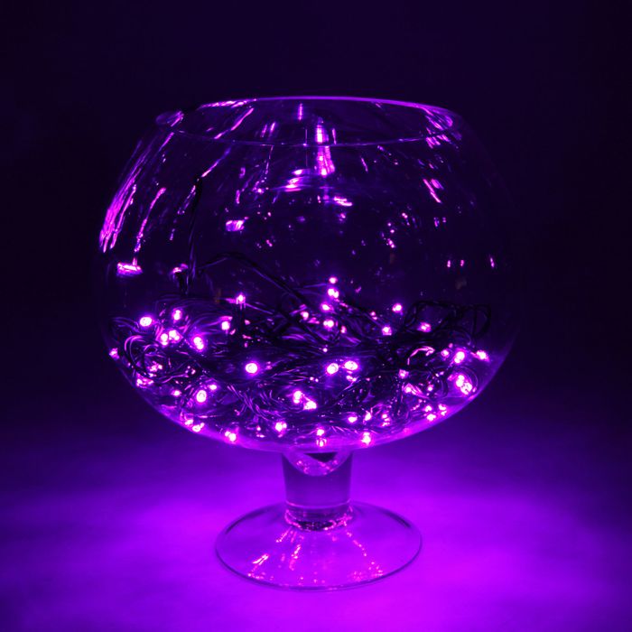 Гирлянда "Метраж" улич. УМС, 10 м, Н.Т., 2W LED-100-24В, БЕЗ контр., ФИОЛЕТ