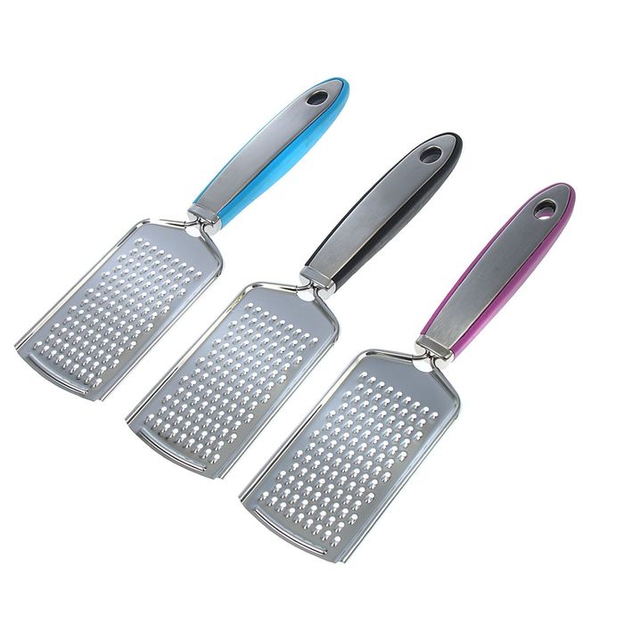 Терка мелкая 24,5 см Blade, ручка Soft touch, цвета МИКС