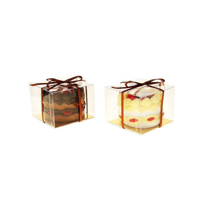 Свеча восковая "Праздничный торт", цвета МИКС