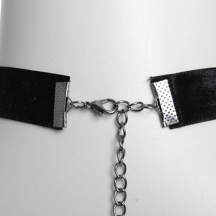 Чокер "Александрия" бархотка со звездой, цвет черный