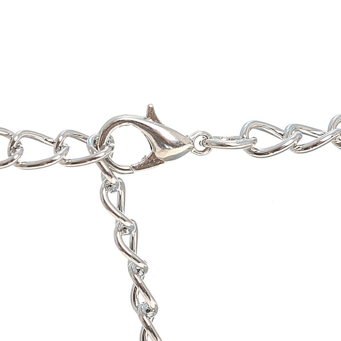 Набор 2 предмета: серьги, колье "Жемчужные цветы" капля, цвет белый в серебре