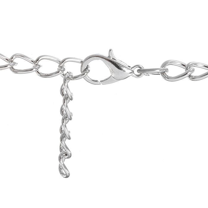 Набор 3 предмета: серьги, колье, браслет "Цветочная поляна", цвет белый в серебре