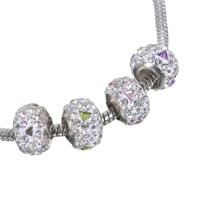 Бусинка "Треугольник шамбала", цвет МИКС