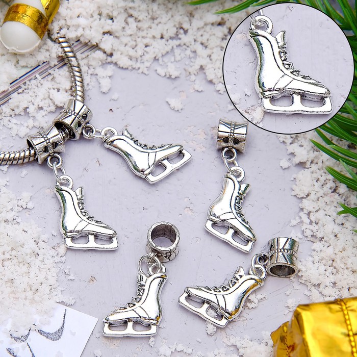 фото Подвеска "конек", цвет серебро queen fair