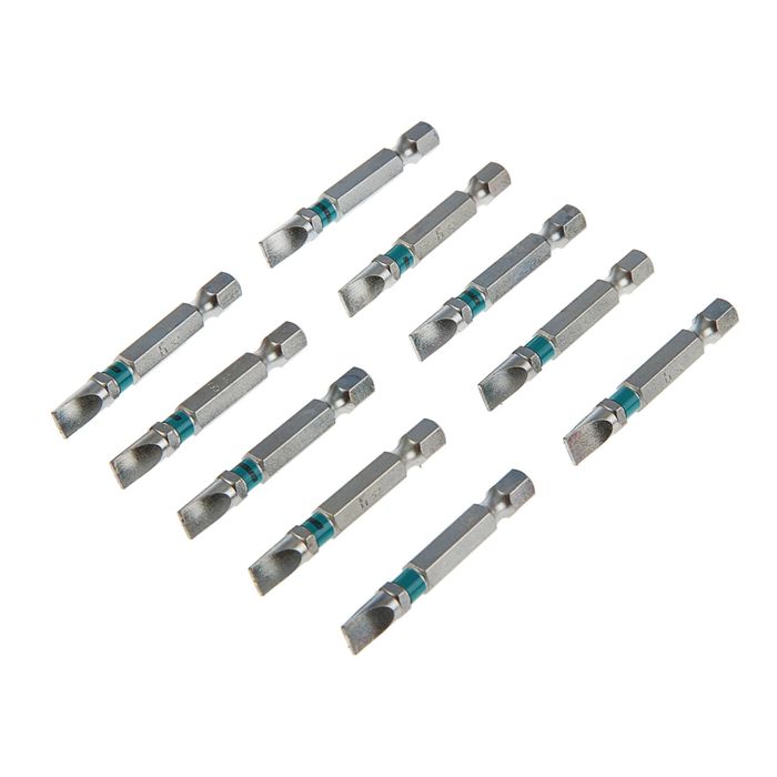 Набор бит GROSS, SL6,0х50, сталь S2, 10 шт
