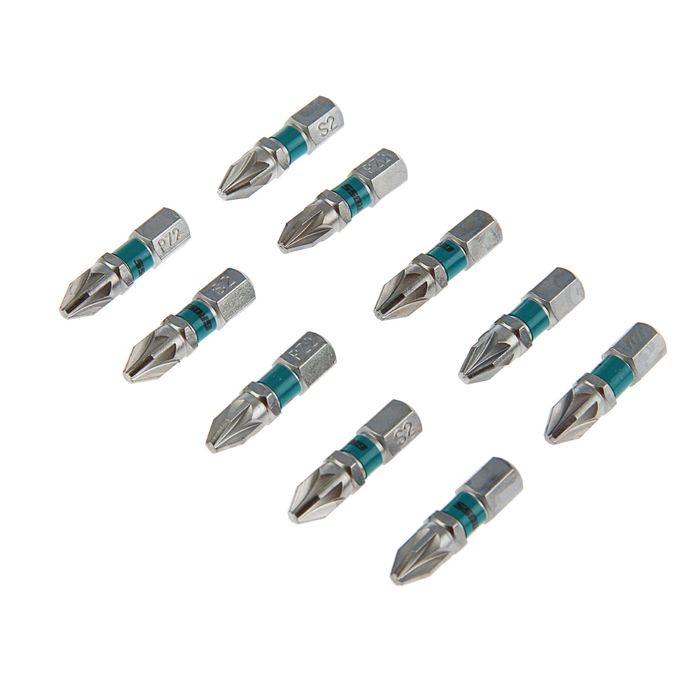 Набор бит GROSS, PZ2х25, сталь S2, 10 шт