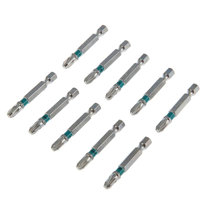 Набор бит GROSS, PZ3х50, сталь S2, 10 шт