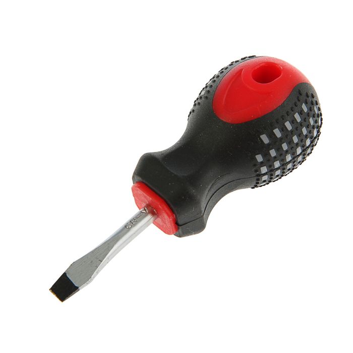 Отвертка MATRIX Fusion, SL5,0 х 38 мм, CrV, 3-х компонентная рукоятка "anti slip"