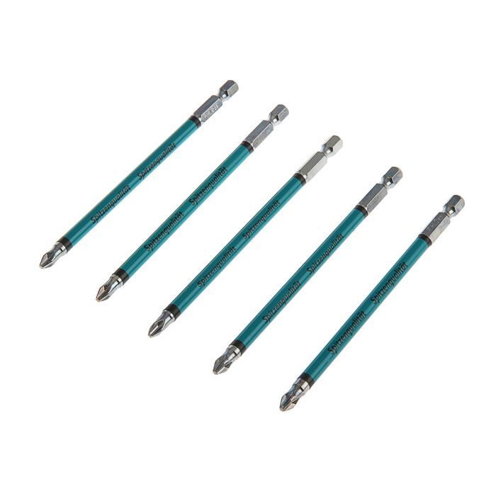 Набор бит GROSS, Ph2 х127, сталь S2, 5 шт