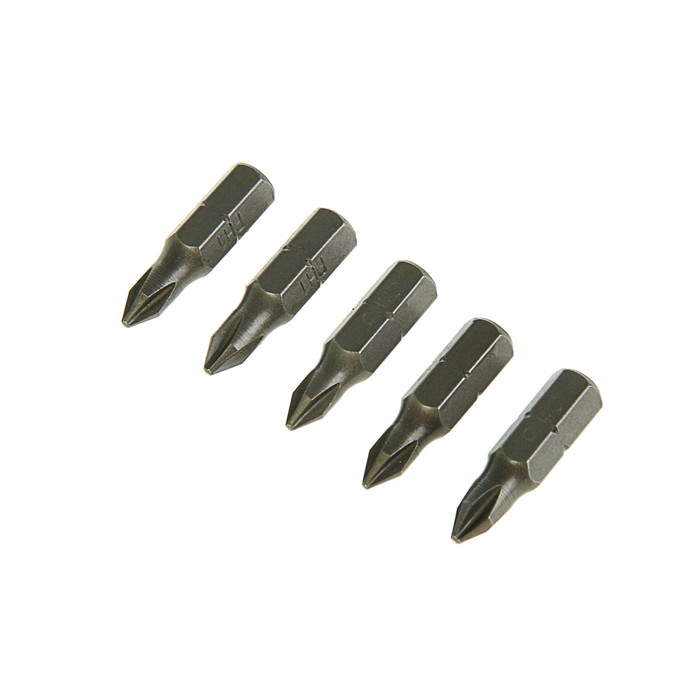 Набор бит "СИБРТЕХ", PH1x25, сталь CrMo, 5 шт