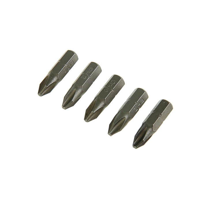 Набор бит "СИБРТЕХ", PH2x25, сталь CrMo, 5 шт