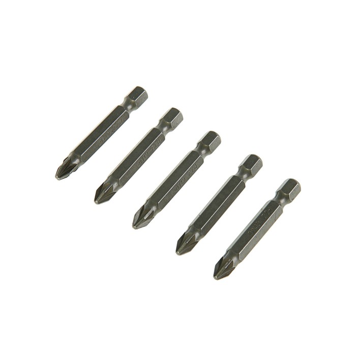 Набор бит "СИБРТЕХ", PZ2x50, сталь CrMo, 5 шт