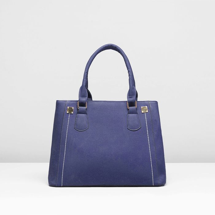 Сумка женская, 1 отдел с перегородкой, наружный карман, цвет синий
