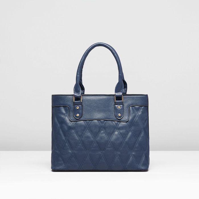 Сумка женская, 1 отдел с перегородкой, наружный карман, цвет синий