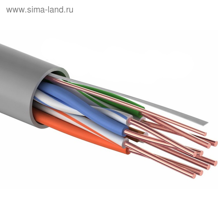 Кабель PROconnect UTP, 4 пары, 26AWG, CAT5e, 305 м, CCA LIGHT, 01-0048-3 кабель ftp 4 пары категория 6 proconnect 01 0147 3 305м