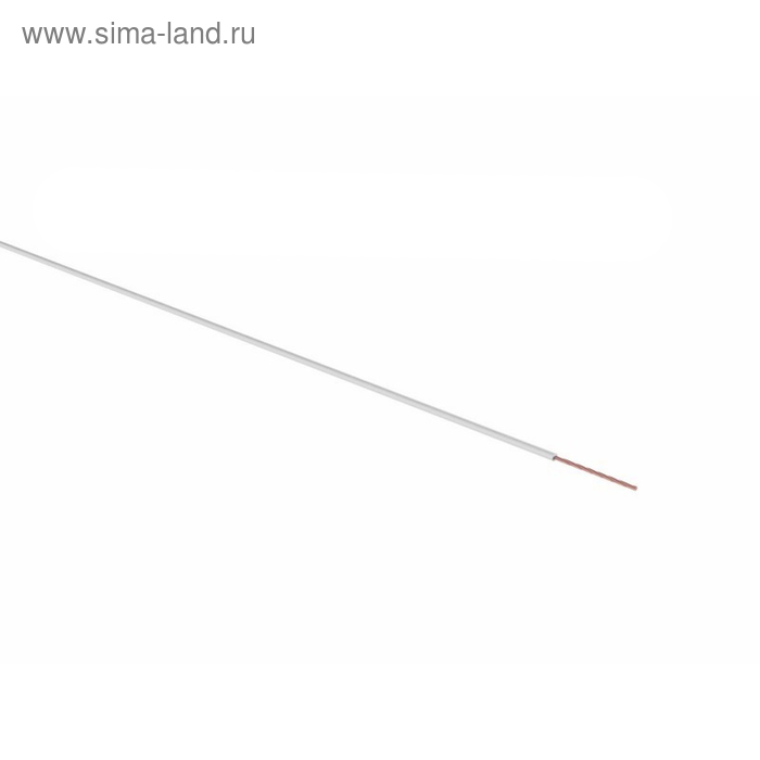

Провод REXANT ПГВА, 1 х 0,75мм², 100 м, белый, 01-6501
