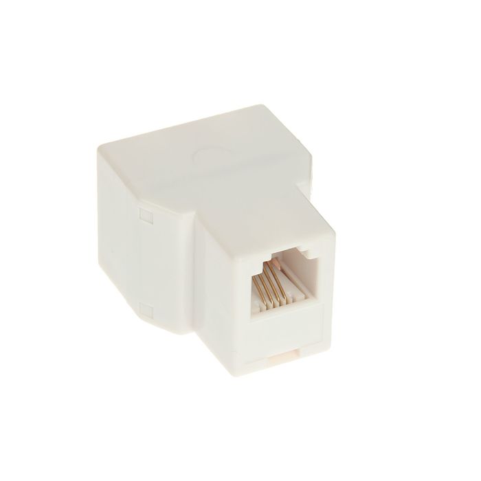 Телефонный двойник REXANT, гнездо - 2 гнезда, 6P-4C, 03-0032