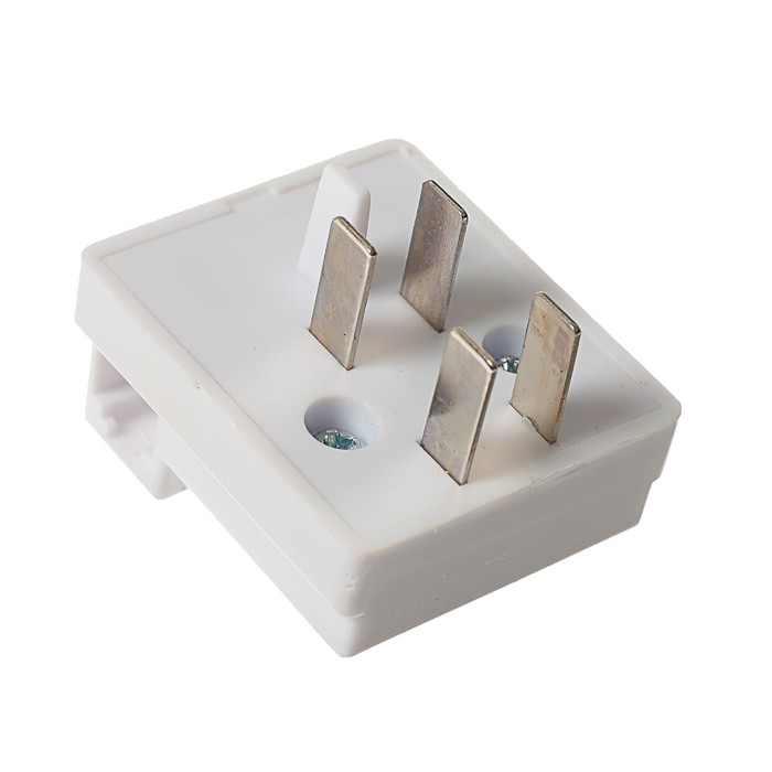 Универсальная телефонная вилка REXANT, белая, 03-0012