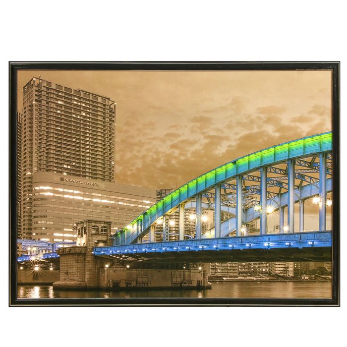 Картина "Ночной мост"